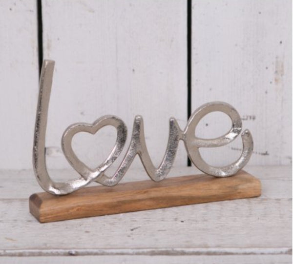 Metal ‘Love’ Decor Sign