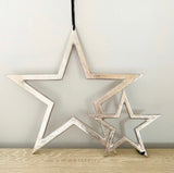 Raw Nickle Finish Star 20cm